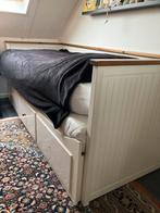 Uitschuifbaar bed - Slaapcomfort voor 1 of 2 personen!, Huis en Inrichting, Slaapkamer | Bedden, Ophalen, 90 cm, Eenpersoons, Wit