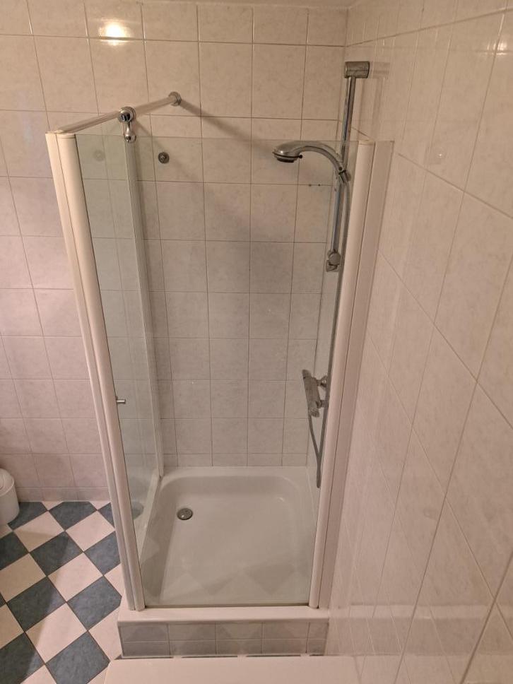 Douchebak met douche cabine, Huis en Inrichting, Overige Huis en Inrichting, Gebruikt, Ophalen