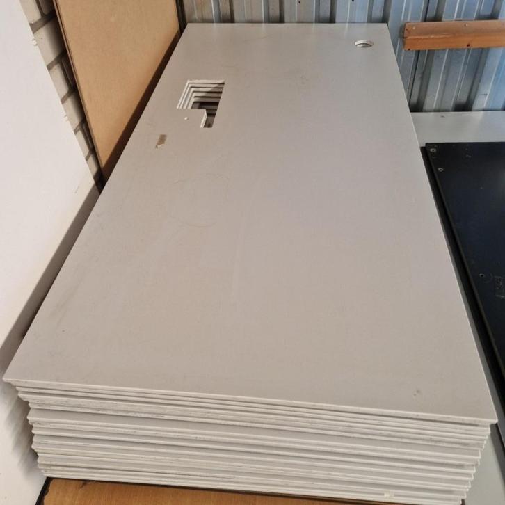 Trespa platen 10 stuks -160 cm x 80 cm, 10 mm dik, Doe-het-zelf en Verbouw, Platen en Panelen, Gebruikt, HPL, Minder dan 20 mm