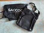 Saccoo zwart leren schoudertas, Zwart, Zo goed als nieuw, Leer, Ophalen