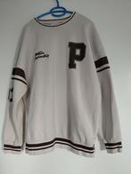 Pacific Republic Pull & Bear college trui beige/bruin mt XL, Beige, Maat 46/48 (XL) of groter, Ophalen of Verzenden, Zo goed als nieuw