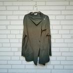 Peacebird Vest Maat L Khaki Donkergroen Gebreid Wol Poncho, P, Verzenden, P, Gedragen