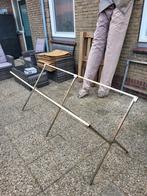 inklapbare markt tafels en parasols, Ophalen, Gebruikt