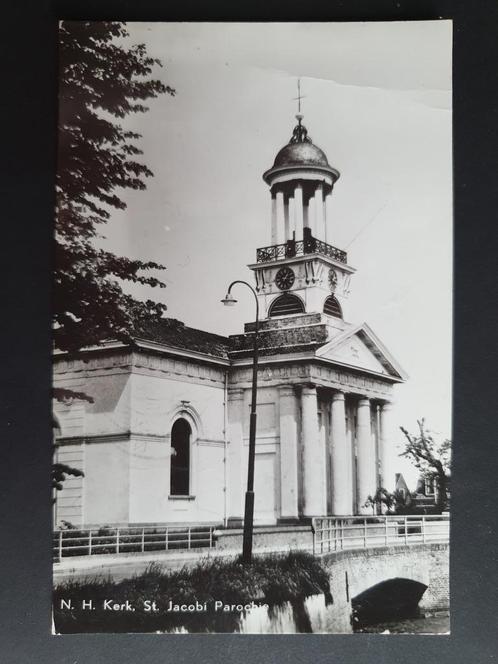 N.H. Kerk St. Jacobi Parochie Sint Jacobiparochie, Verzamelen, Ansichtkaarten | Nederland, Gelopen, Friesland, 1940 tot 1960, Ophalen of Verzenden