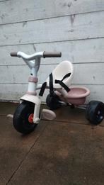 Smoby Be Fun driewieler - zachtroze, Ophalen of Verzenden, Gebruikt, Smoby, Duwstang