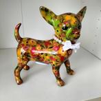 Kleurrijk Pomme-Pidou Chihuahua Beeld, Ophalen of Verzenden, Zo goed als nieuw, Steen, Aardewerk of Keramiek, Dier
