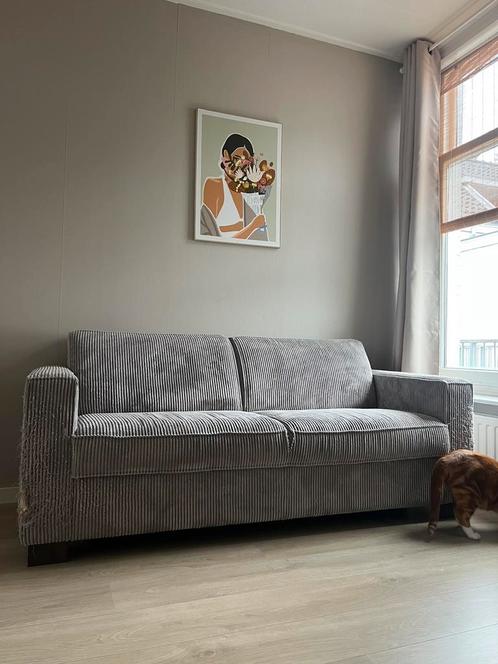 Fijne Leen Bakker Stuttgart ribbank!, Huis en Inrichting, Banken | Sofa's en Chaises Longues, Gebruikt, Tweepersoons, Ophalen of Verzenden