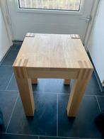 Houten Tafeltje - Vierkant, Minder dan 55 cm, Vierkant, Zo goed als nieuw, Hout