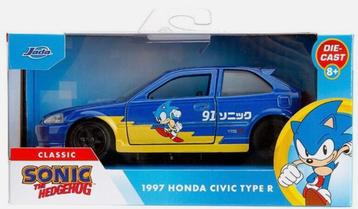 Jada Toys: 1997 Honda Civic Type R Sonic the Hedgehog 1:32 beschikbaar voor biedingen