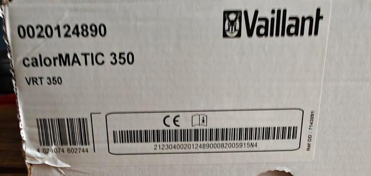 Vaillant Calormatic VRT 350 thermosstaat, Doe-het-zelf en Verbouw, Verwarming en Radiatoren, Nieuw, Minder dan 30 cm, Minder dan 60 cm