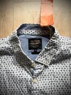 PME Legend overhemd shirt met logo design patroon XL, PME Legend Pall Mall, Wit, Ophalen of Verzenden, Zo goed als nieuw