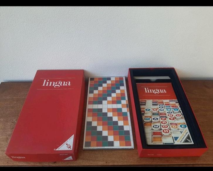 Lingua bordspel Ravensburger 1972, Hobby en Vrije tijd, Gezelschapsspellen | Bordspellen, Gebruikt, Ophalen of Verzenden