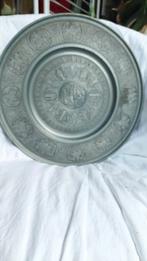 Tinnen wandbord, Ophalen of Verzenden