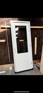 Kozijn met geisoleerde deur 91x228 cm, Doe-het-zelf en Verbouw, Kozijnen en Schuifpuien, Deurkozijn, Nieuw, Inclusief glas, 225 cm of meer