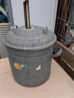 Zinken weckketel met inzet, deksel en thermometer, Ophalen of Verzenden