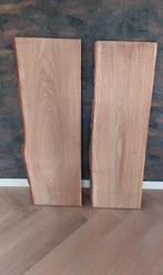 Decoratieve eiken wandplanken/schaaldelen 2 stuks, Doe-het-zelf en Verbouw, Hout en Planken, Ophalen of Verzenden, Zo goed als nieuw