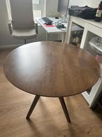 Rond eettafel 100cm, Huis en Inrichting, Ophalen, Gebruikt, Rond, Vier personen