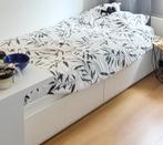Bed Ikea Flekke, Huis en Inrichting, Strak, Eenpersoons, Wit, Ophalen of Verzenden