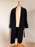 Van Gils Oversized Cashmere Trenchcoat - Donkerblauw XL, Kleding | Heren, Jassen | Winter, Ophalen of Verzenden, Zo goed als nieuw
