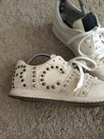 RICHMOND sneakers leer met studs 39 origineel offwhite, Wit, Ophalen of Verzenden, Sneakers of Gympen, John richmond