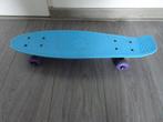 skateboard smal blauw, Ophalen of Verzenden, Gebruikt