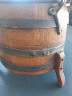 Antiek eikenhouten schaalmodel wasmachine, Antiek en Kunst, Ophalen of Verzenden