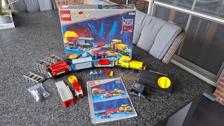 Lego 9V Train 4564 - Freight Rail Runner, Kinderen en Baby's, Speelgoed | Duplo en Lego, Gebruikt, Lego, Complete set, Ophalen of Verzenden