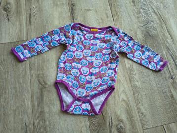 Vrolijke blauw paarse romper met lange mouwen Duns Sweden 80 beschikbaar voor biedingen