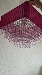 Leuke paarse hanglamp voor bv tienerkamer, Huis en Inrichting, Lampen | Hanglampen, Ophalen of Verzenden, Zo goed als nieuw, Metaal