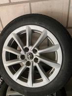 Lichtmetalen velgen met winterbanden, Auto-onderdelen, Banden en Velgen, Ophalen, Gebruikt, Banden en Velgen, 17 inch
