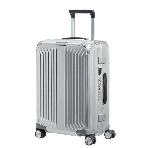 Samsonite Lite-Box Alu Spinner 55 cm, Sieraden, Tassen en Uiterlijk, Koffers, Nieuw, Hard kunststof, 50 tot 60 cm, Slot, Uitschuifbare handgreep