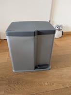 Prullenbak duo pedaalemmer Curver, Huis en Inrichting, Ophalen, Kunststof, Gebruikt, Minder dan 50 cm