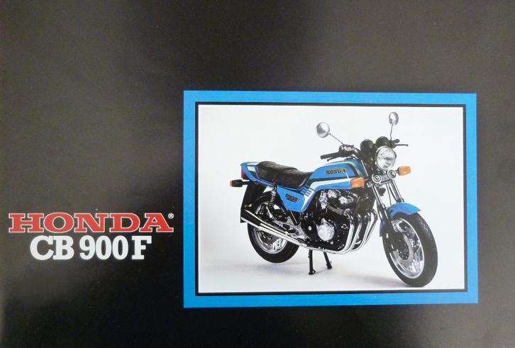 Folder HONDA CB 900F 1979, Motoren, Handleidingen en Instructieboekjes, Honda, Ophalen of Verzenden