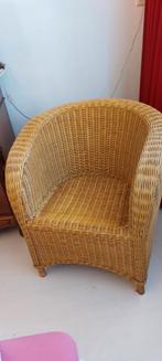 Rotan stoel/fauteuil/veranda, Huis en Inrichting, Fauteuils, Ophalen of Verzenden, Zo goed als nieuw, Minder dan 75 cm, 50 tot 75 cm