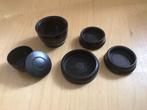 Vijf kleine, zwarte, bakelieten bakjes, Verzenden, Huis en Inrichting