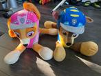 Paw Patrol Knuffels: Skye & Chase, Verzenden, Zo goed als nieuw, Hond