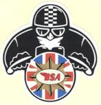 BSA Cafe Racer sticker #7, Motoren, Accessoires | Stickers