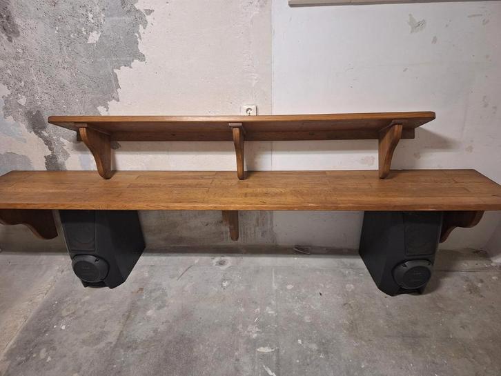 Massieve Eiken Schappen - Diverse Maten, Huis en Inrichting, Woonaccessoires | Wandplanken en Boekenplanken, Gebruikt, Ophalen