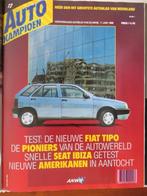 Autokampioen 12 1988 Fiat Tipo, Seat Ibiza SXI, Ophalen of Verzenden, Nieuw, Overige merken