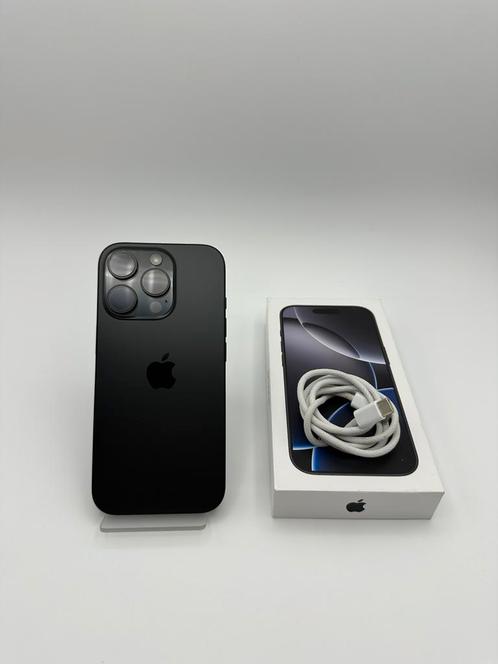Iphone 16 Pro 128 GB (Black Titanium) - Nette Staat!, Telecommunicatie, Mobiele telefoons | Apple iPhone, Zo goed als nieuw, 128 GB