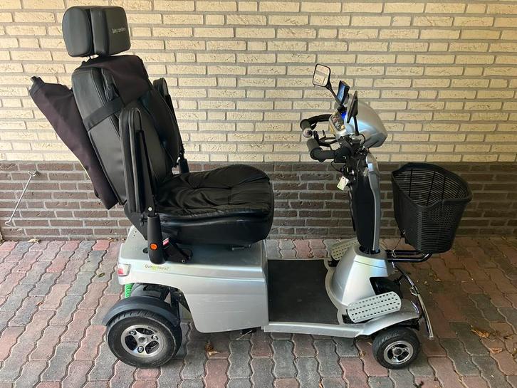 scootmobiel Quingo Toura 2, met beenwarmer, pomp en lader, Diversen, Brommobielen en Scootmobielen, Zo goed als nieuw, Quingo
