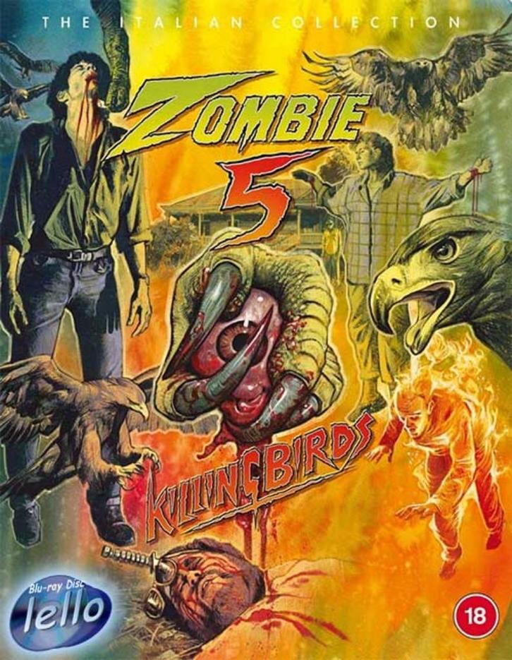 Blu-ray: Zombie 5: Killing Birds (1988 Lara Wendel) UK nNLO, Cd's en Dvd's, Blu-ray, Nieuw in verpakking, Horror, Ophalen of Verzenden