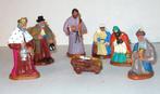 Oude keramiek kerst figuurtjes, gemerkt en gedateerd., Diversen, Kerst, Ophalen of Verzenden