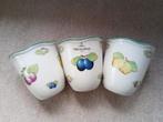 3 Bloempotjes Villeroy & Boch French Garden, Tuin en Terras, Bloempotten, Overige materialen, Verzenden, Rond, Binnen