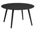 Zwarte, ronde salontafel, Huis en Inrichting, Tafels | Salontafels, Ophalen, 50 tot 100 cm, Rond, 50 tot 100 cm