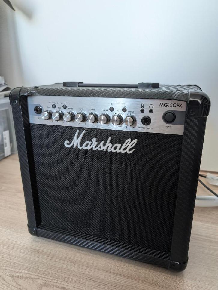 Marshall MG15CFX, Muziek en Instrumenten, Versterkers | Bas en Gitaar, Gebruikt, Gitaar, Minder dan 50 watt, Ophalen
