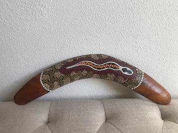 Boomerang met Slang Afbeelding beschikbaar voor biedingen