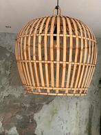 XXL bamboe hanenmand hanglamp, Ophalen, Zo goed als nieuw, Hout, 50 tot 75 cm