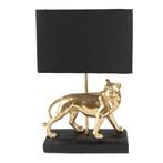 luipaard tafellamp bureaulamp lamp goud zwart, Minder dan 50 cm, Nieuw, Kunststof, Ophalen of Verzenden