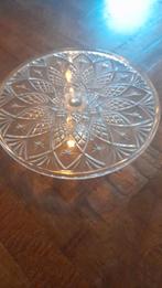 Glazen taartplateau, Huis en Inrichting, Ophalen of Verzenden, Rechthoekig, Glas